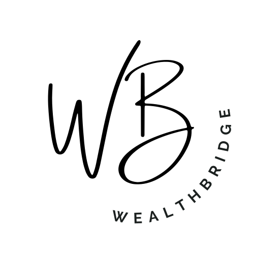 Black White Elegant Monogram Initial Name Logo